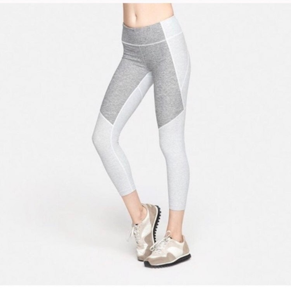 Outdoor Voices Dove/Ash 2 Toned Leggings